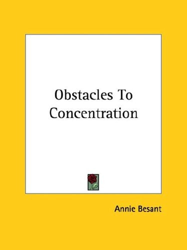 Obstacles to Concentration