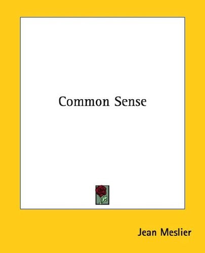 COMMON SENSE.