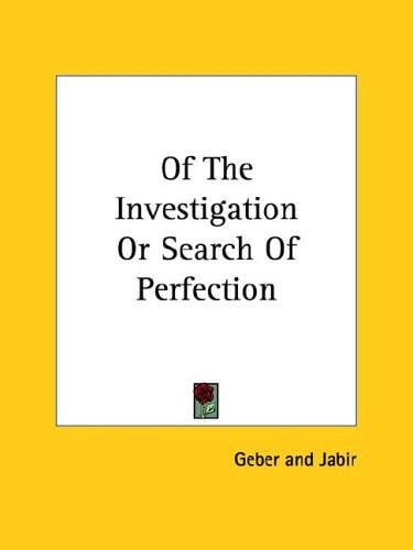 Of the Investigation Or Search of Perfec