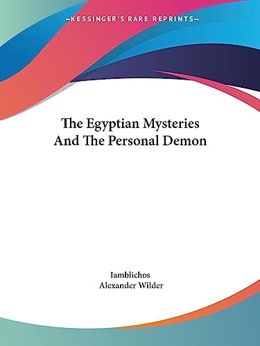 The Egyptian Mysteries and the Personal