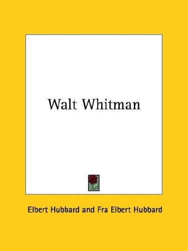Walt Whitman