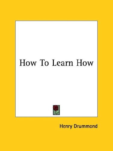 How to Learn How