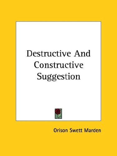 Destructive and Constructive Suggestion