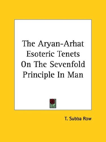The Aryan-Arhat Esoteric Tenets on the S