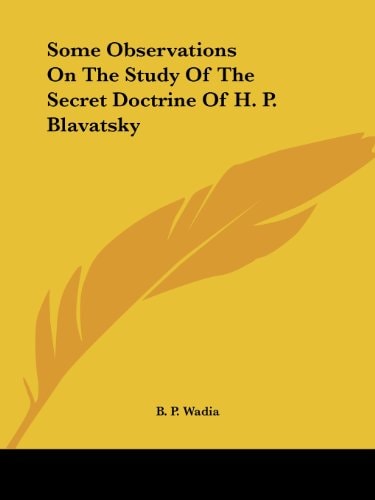 Some Observations on the Study of the Se