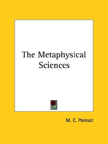 The Metaphysical Sciences