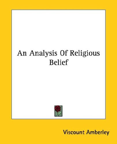 An Analysis of Religious Belief