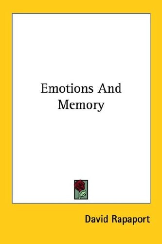 Emotions And Memory (The Menninger Clinic Monograph)