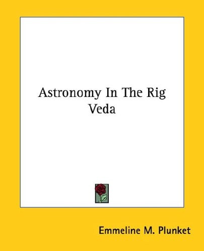 Astronomy In The Rig Veda