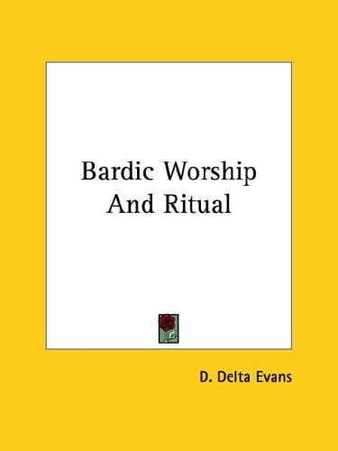 Bardic Worship And Ritual