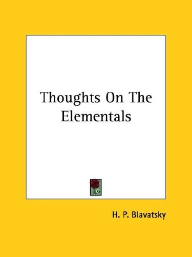 Thoughts On The Elementals