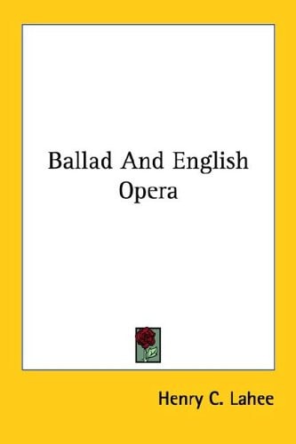 Ballad And English Opera