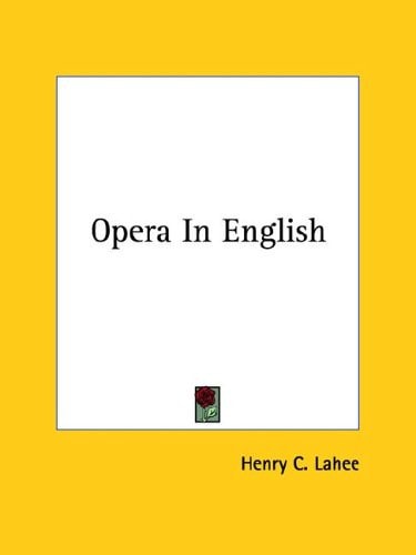 Opera In English