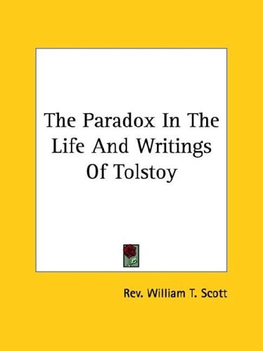 The Paradox In The Life And Writings Of Tolstoy