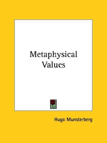 Metaphysical Values