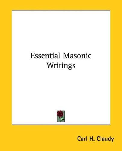 Essential Masonic Writings