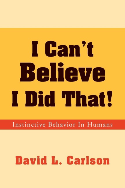 I Cant Believe I Did That!