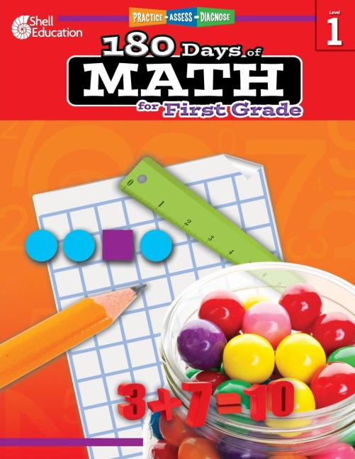 180 Days of Math for First Grade: Practice, Assess, Diagnose