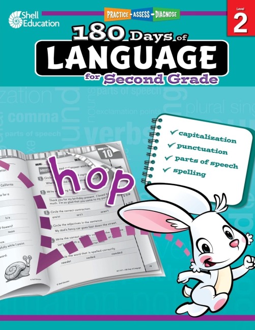 180 Days of Language for Second Grade: Practice, Assess, Diagnose