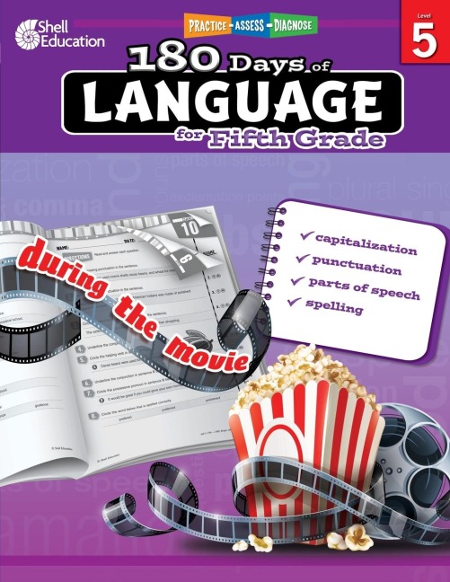 180 Days of Language for Fifth Grade: Practice, Assess, Diagnose
