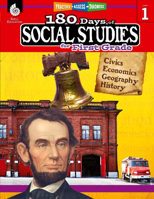 180 Days of Social Studies for First Grade: Practice, Assess, Diagnose
