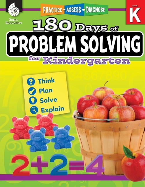180 Days of Problem Solving for Kindergarten: Practice, Assess, Diagnose