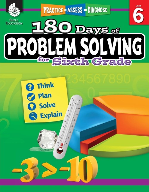 180 Days of Problem Solving for Sixth Grade: Practice, Assess, Diagnose