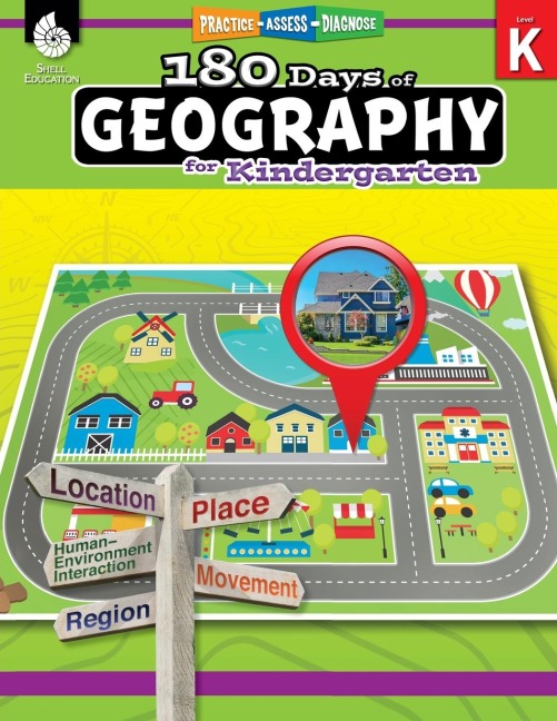 180 Days of Geography for Kindergarten: Practice, Assess, Diagnose