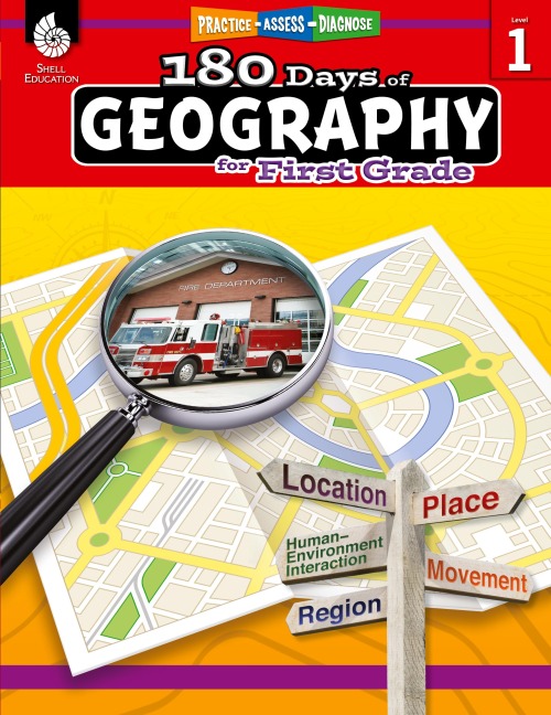 180 Days of Geography for First Grade: Practice, Assess, Diagnose