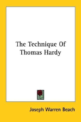 The Technique Of Thomas Hardy