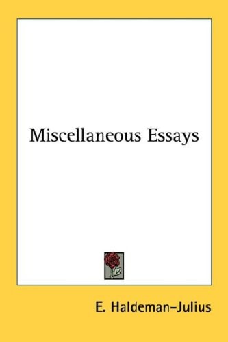 Miscellaneous Essays