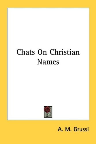 Chats on Christian Names