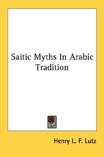 Saitic Myths In Arabic Tradition