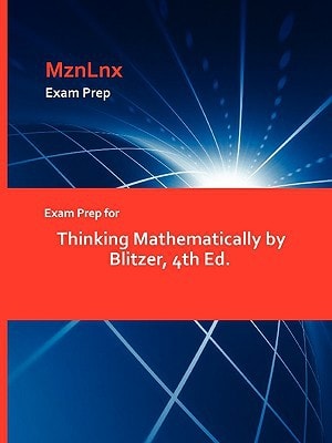 Exam Prep for Thinking Mathematically by Blitzer