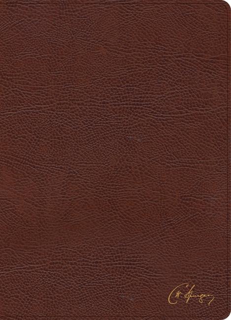 KJV Spurgeon Study Bible, Brown Bonded Leather