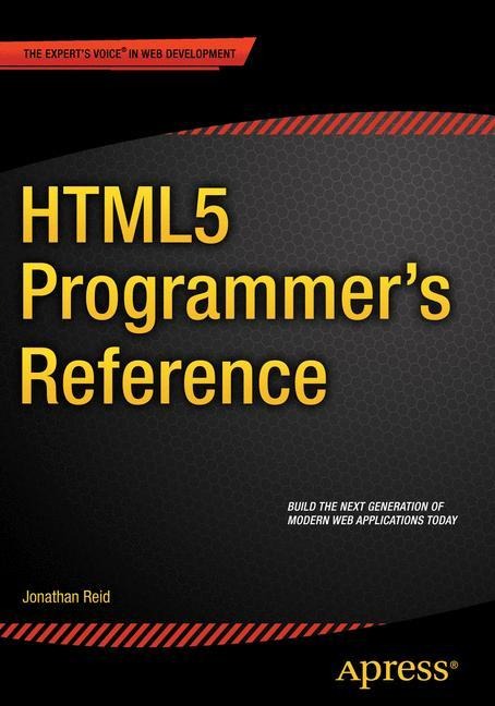 HTML5 Programmers Reference
