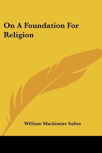 On A Foundation For Religion
