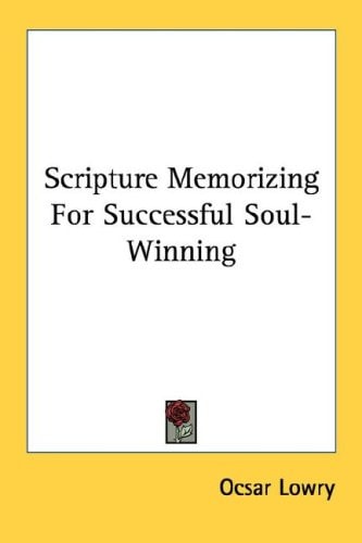 Scripture Memorizing For Successful Soul-Winning
