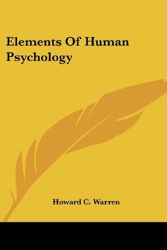 Elements Of Human Psychology