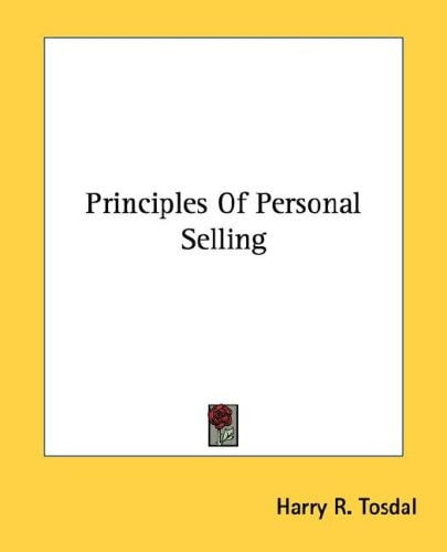 Principles of Personal Selling