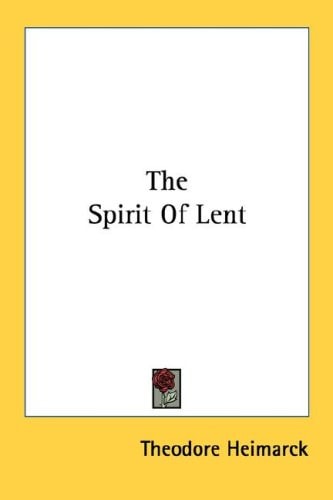 The Spirit Of Lent