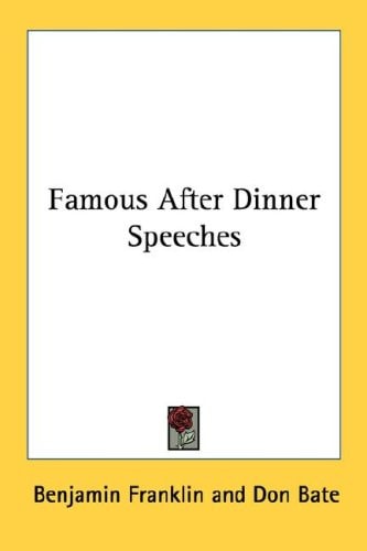 Famous After Dinner Speeches