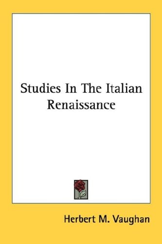 Studies In The Italian Renaissance