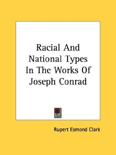 Racial And National Types In The Works Of Joseph Conrad