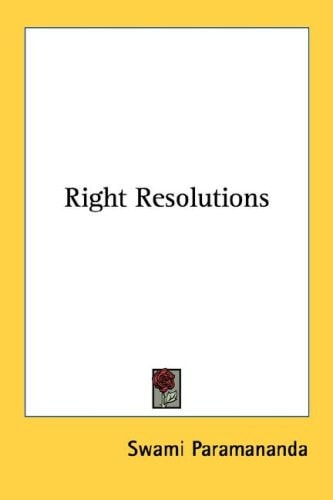 Right Resolutions