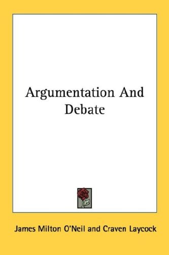 Argumentation And Debate