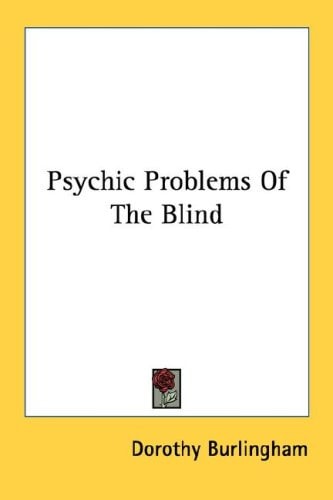 Psychic Problems Of The Blind