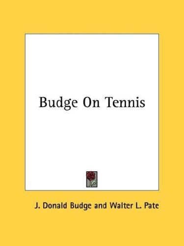 Budge On Tennis