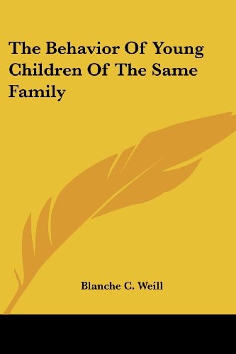 The Behavior Of Young Children Of The Same Family