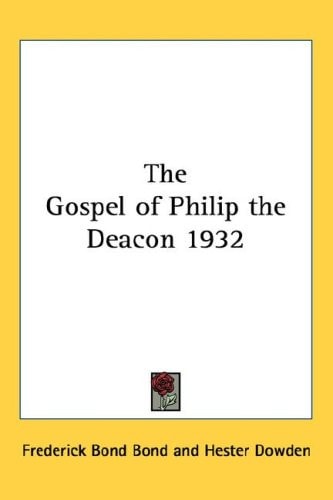 The Gospel of Philip the Deacon 1932